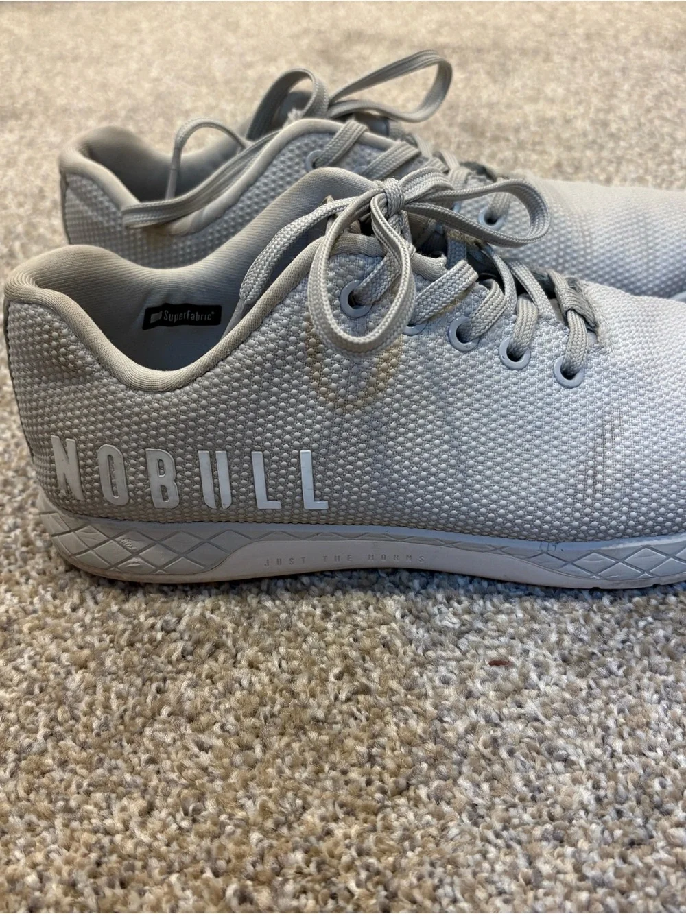 NOBULL Men’s Trainer in Light Gray/Silver